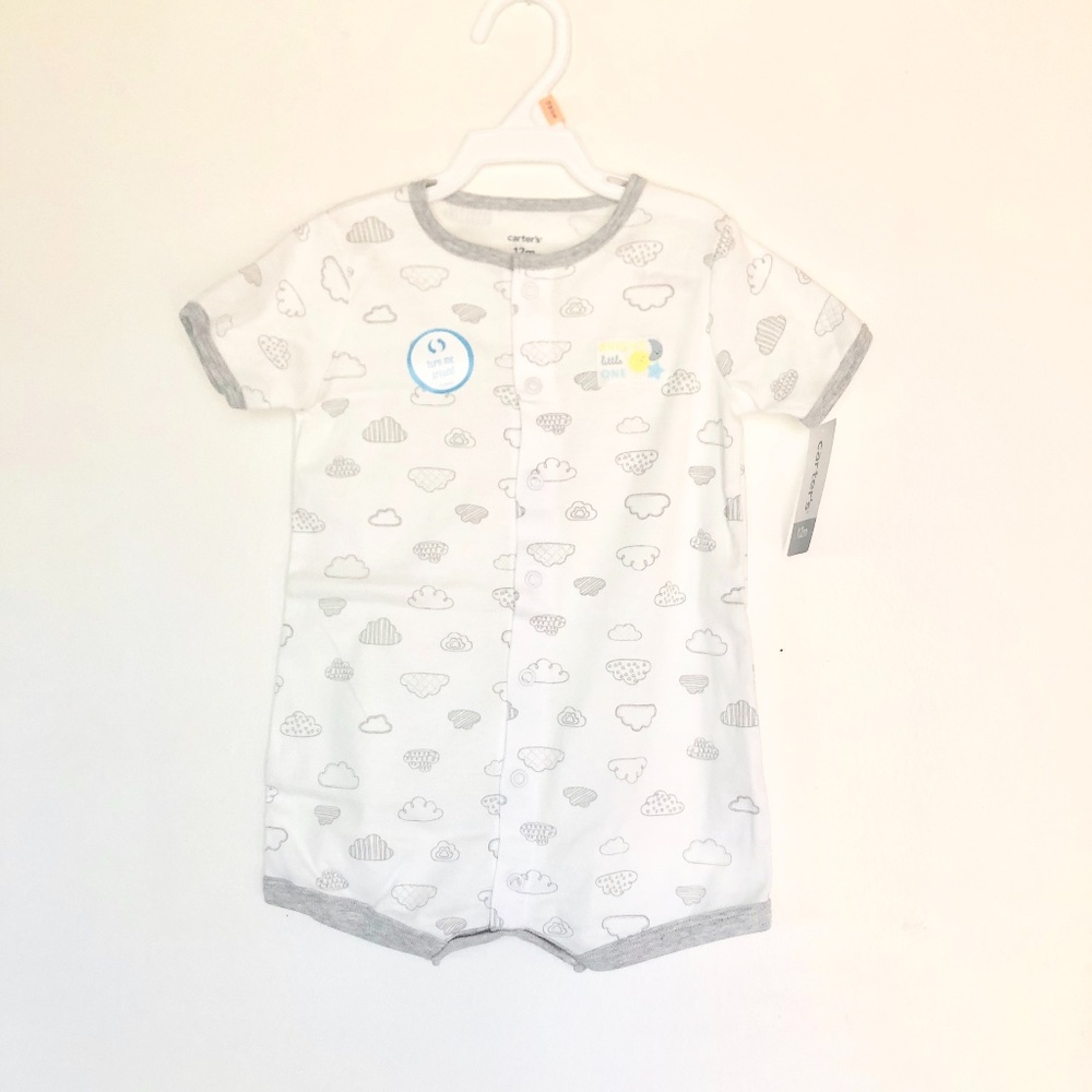NWT Carter's Button Up Onesie 12 Months